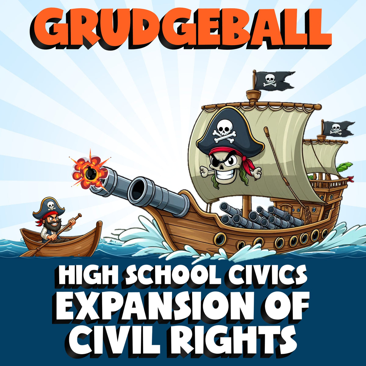 Expansion of Civil Rights GRUDGEBALL Civics Game - No Prep Review Activity