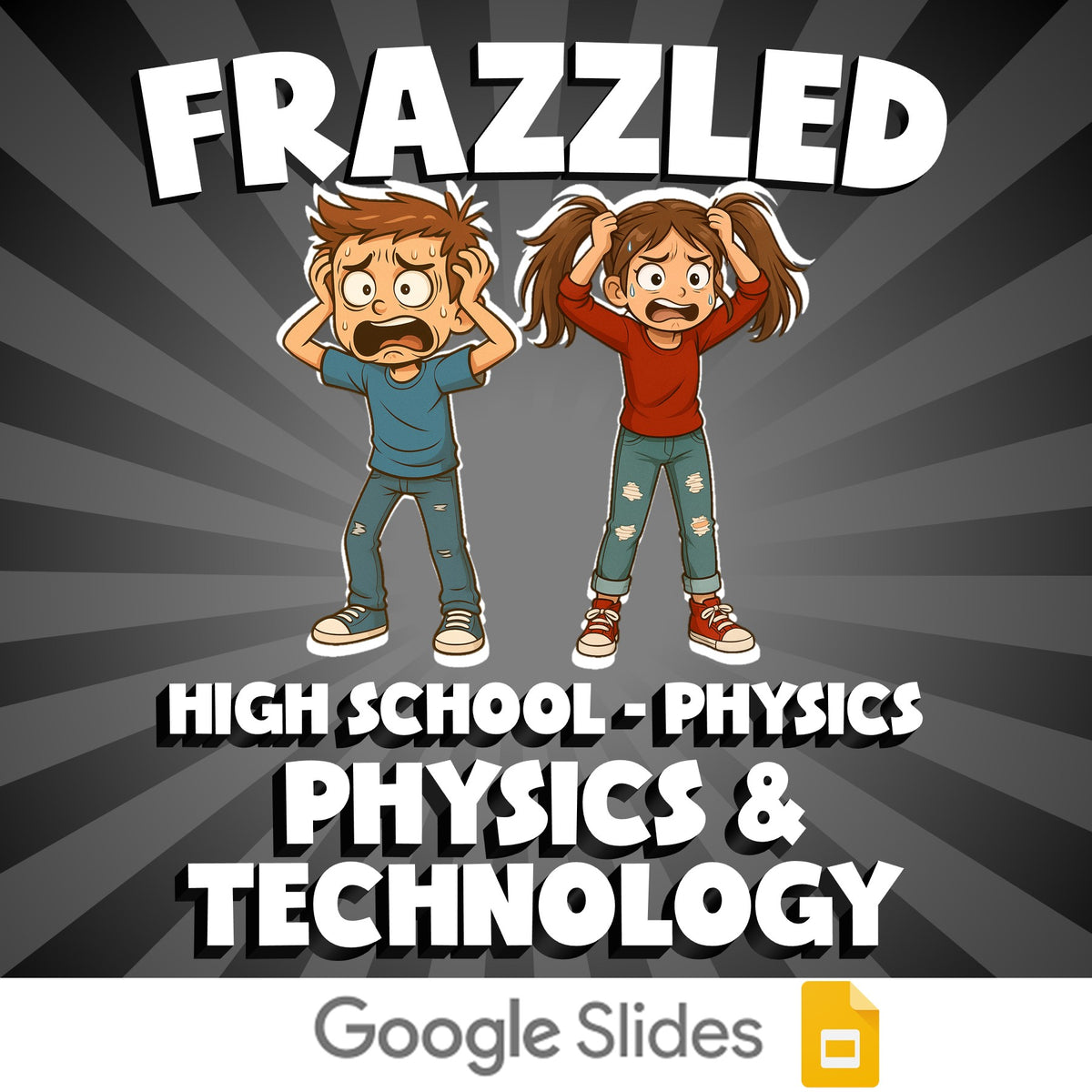 Physics & Technology FRAZZLED Science Game - No Prep Physics Review Activity