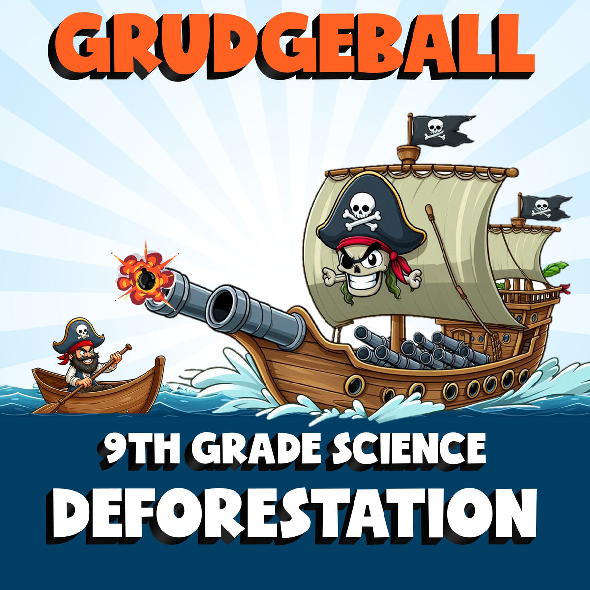 Deforestation GRUDGEBALL Science Game - No Prep Grade 9 Review Activity