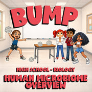 Human Microbiome Overview BUMP Science Game - No Prep Biology Review Activity