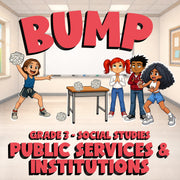 Public Services & Institutions BUMP Socials Game - No Prep Grade 3 Review
