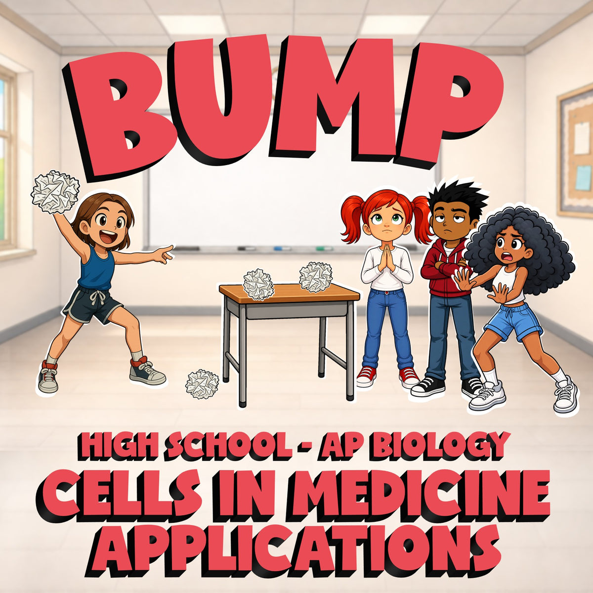 Cells in Medicine Applications BUMP Science Game - No Prep AP Biology Review