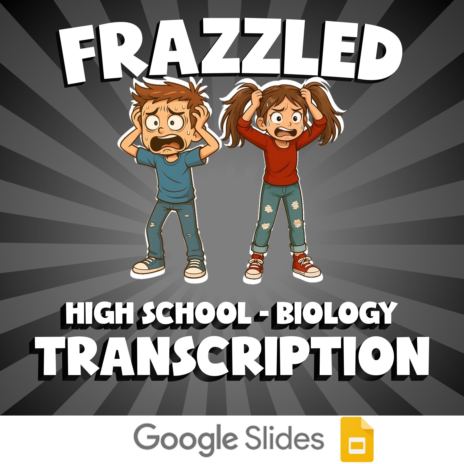 Transcription FRAZZLED Science Game - No Prep Biology Review Activity