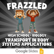 Transport in Body Systems Applications FRAZZLED Science Game - No Prep Biology