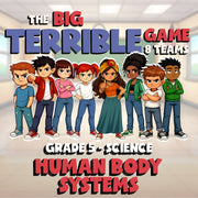 Human Body Systems BIG TERRIBLE GAME - No Prep Grade 5 Science Review Activity