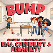 Bias, Credibility & Reliability BUMP ELA Game - No Prep Grade 10 Review Activity