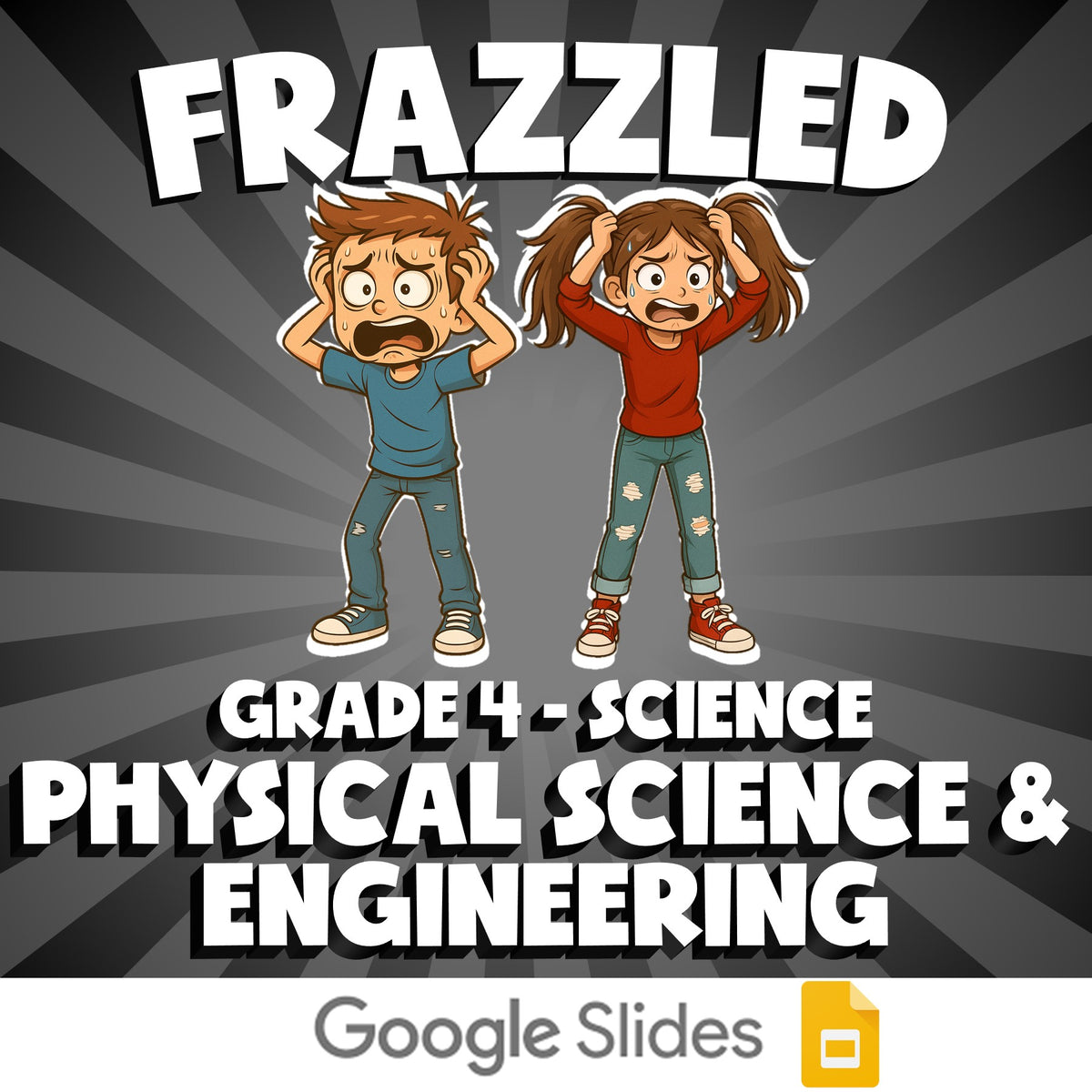 Physical Science & Engineering FRAZZLED Science Game - No Prep Grade 4 Review