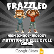 Mutations & Cell Cycle Genes FRAZZLED Science Game - No Prep Biology Review