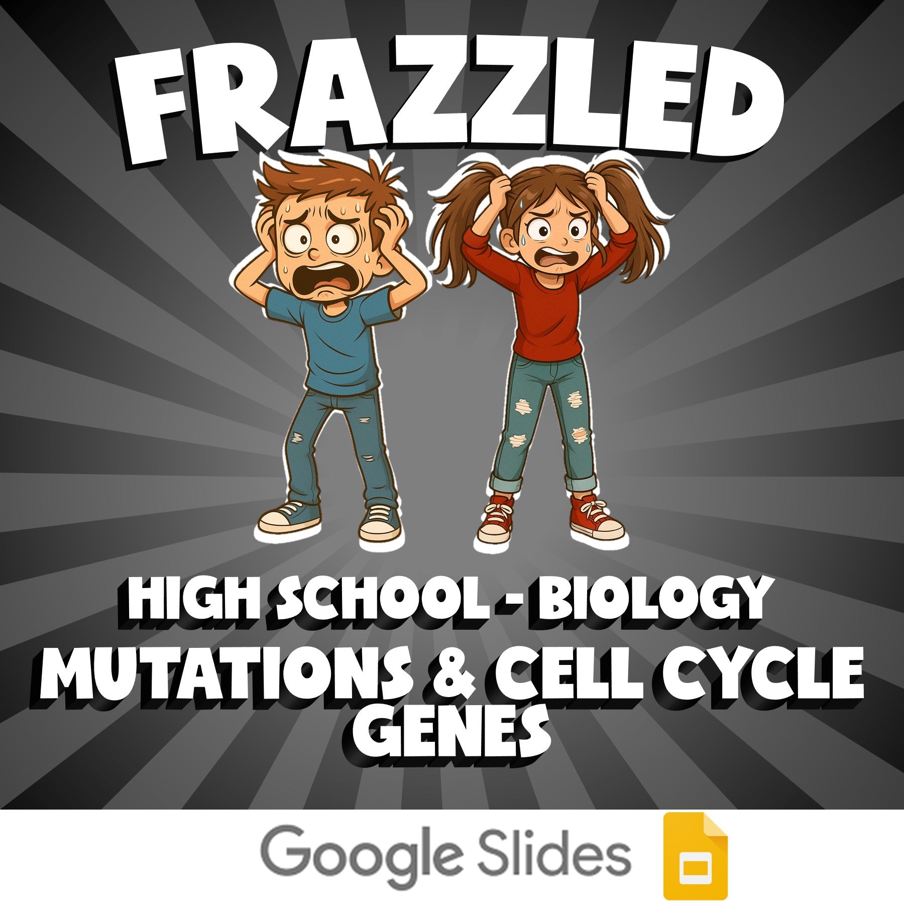 Mutations & Cell Cycle Genes FRAZZLED Science Game - No Prep Biology Review