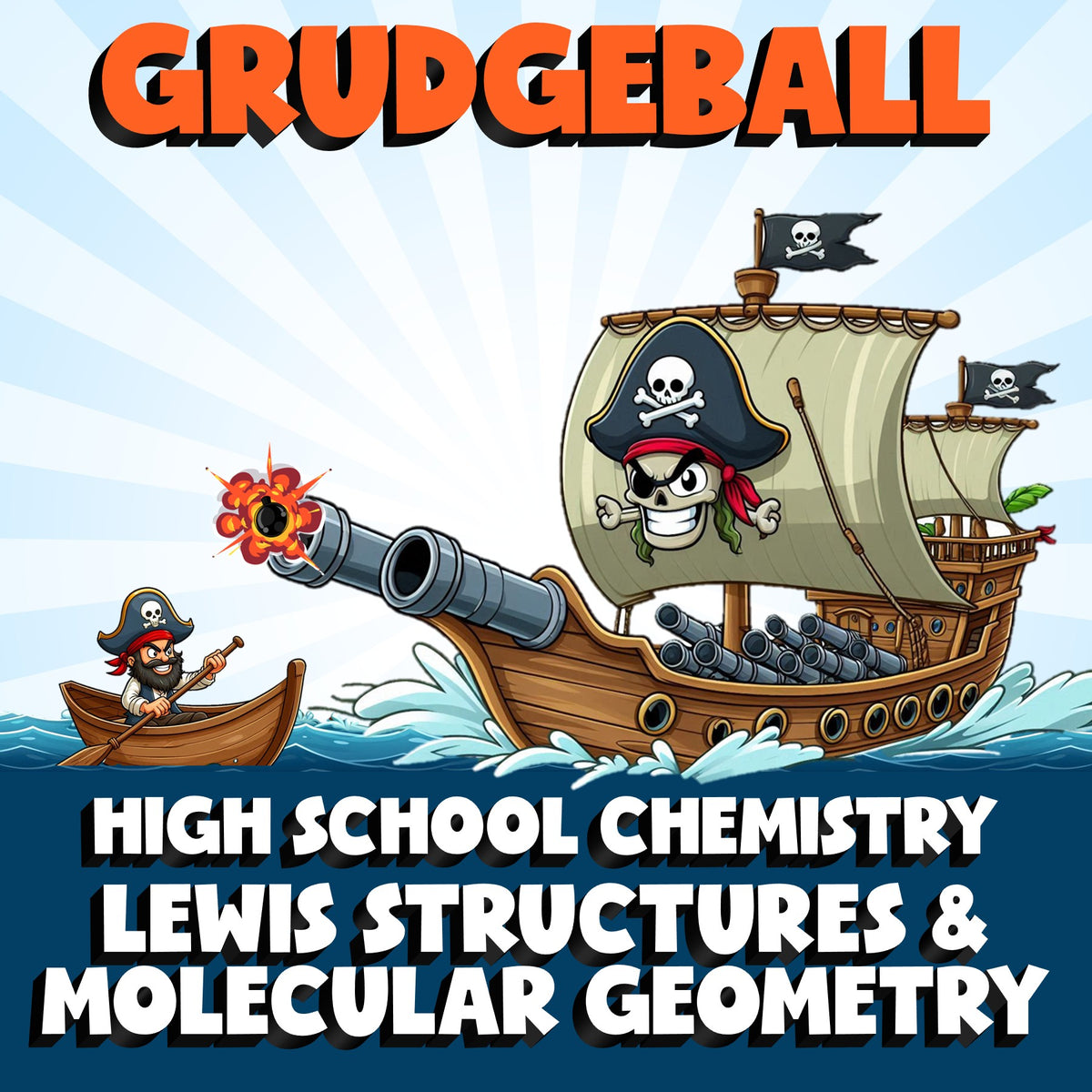 Lewis Structures & Molecular Geometry GRUDGEBALL Science Game - Chemistry