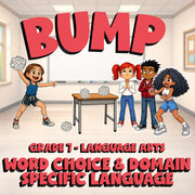 Word Choice & Domain Specific Language BUMP ELA Game - No Prep Grade 7 Review