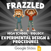 Experimental Design & Procedures FRAZZLED Science Game - No Prep Biology Review