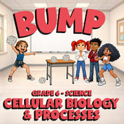 Cellular Biology & Processes BUMP Science Game - No Prep Grade 6 Review Activity