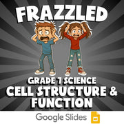 Cell Structure & Function FRAZZLED Science Game - No Prep Grade 7 Review