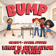 What Is Separation of Powers BUMP Socials Game - No Prep Grade 4 Review Activity