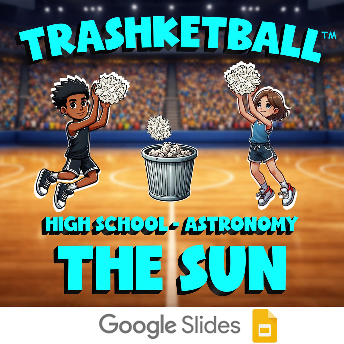 The Sun TRASHKETBALL Science Game - No Prep Astronomy Review Activity