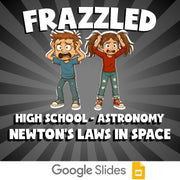 Newton’s Laws in Space FRAZZLED Science Game - No Prep Astronomy Review Activity
