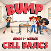 Cell Basics BUMP Science Game - No Prep Grade 9 Review Activity