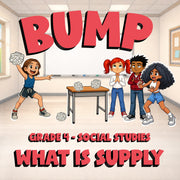 What Is Supply BUMP Socials Game - No Prep Grade 4 Review Activity