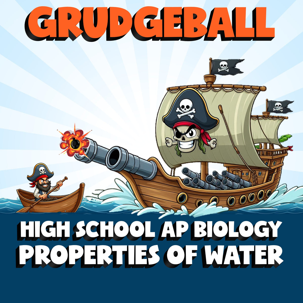 Properties of Water GRUDGEBALL Science Game - No Prep AP Biology Review Activity