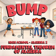Fundamental Theorem of Algebra BUMP Math Game - No Prep Algebra 2 Review
