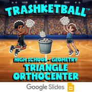 Triangle Orthocenter TRASHKETBALL Math Game - No Prep Geometry Review Activity