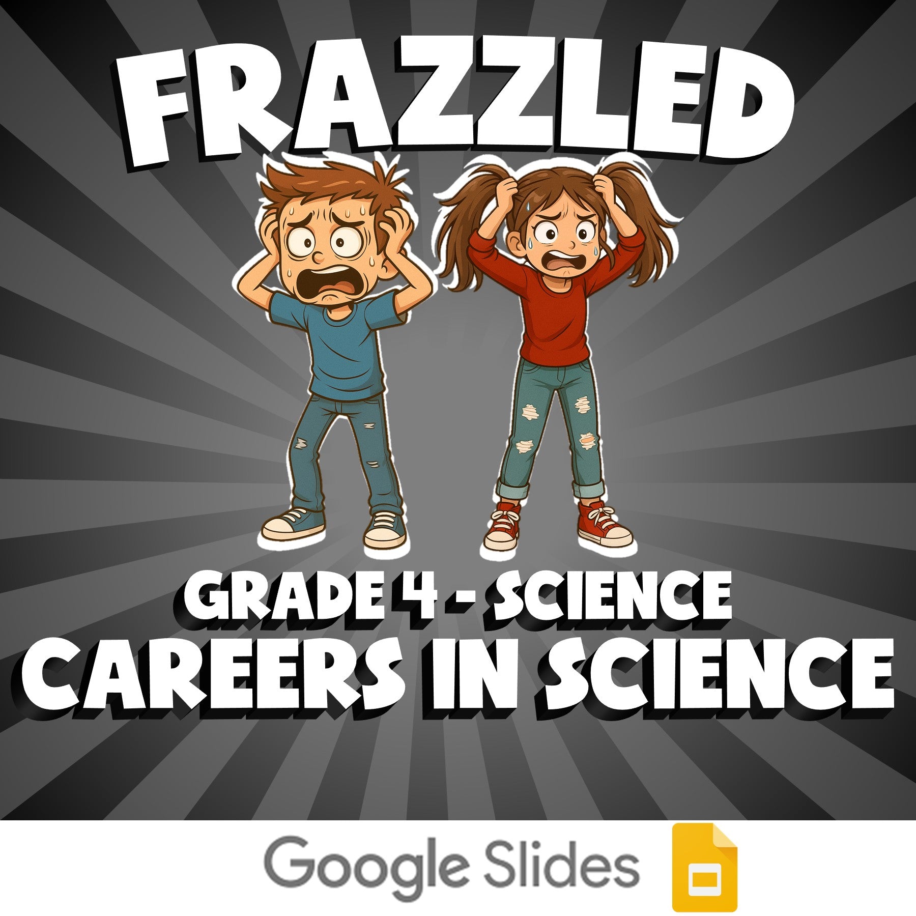 Careers in Science FRAZZLED Science Game - No Prep Grade 4 Review Activity