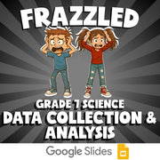 Data Collection & Analysis FRAZZLED Science Game - No Prep Grade 7 Review