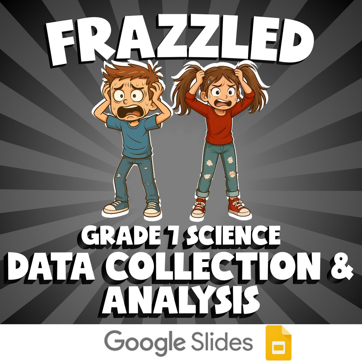 Data Collection & Analysis FRAZZLED Science Game - No Prep Grade 7 Review