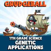 Genetic Applications GRUDGEBALL Science Game - No Prep Grade 7 Review Activity