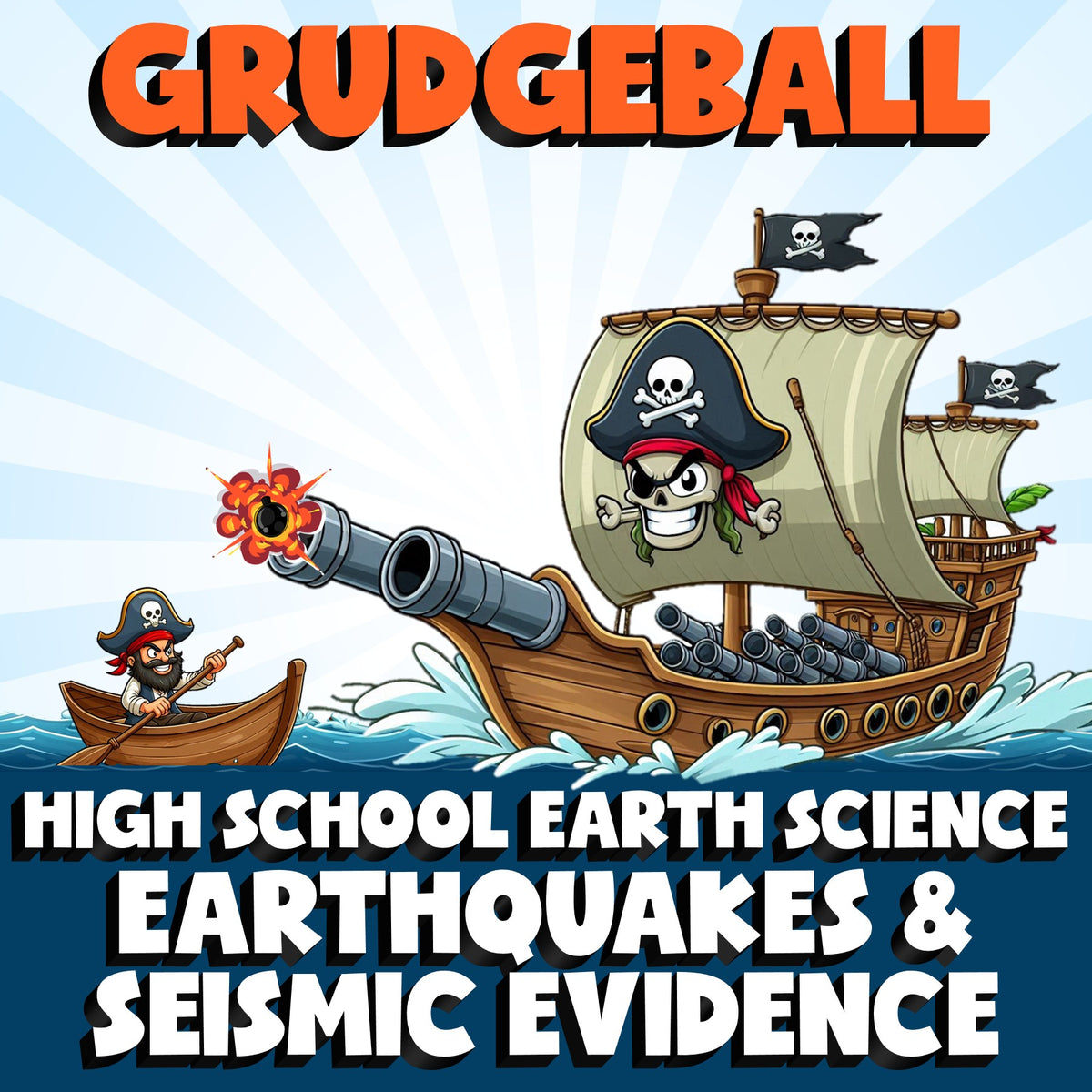 Earthquakes & Seismic Evidence GRUDGEBALL Game - No Prep Earth Science Review