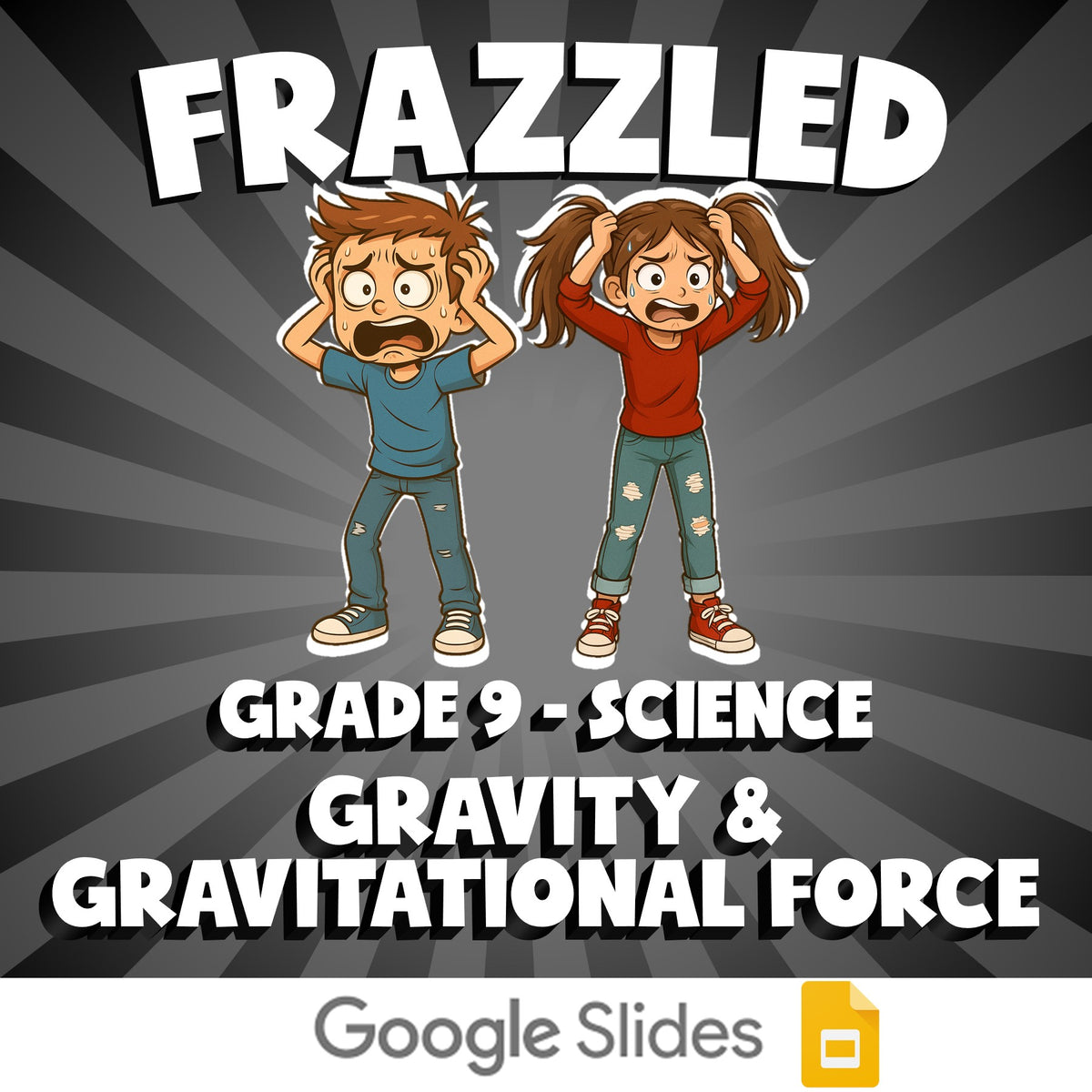 Gravity & Gravitational Force FRAZZLED Science Game - No Prep Grade 9 Review