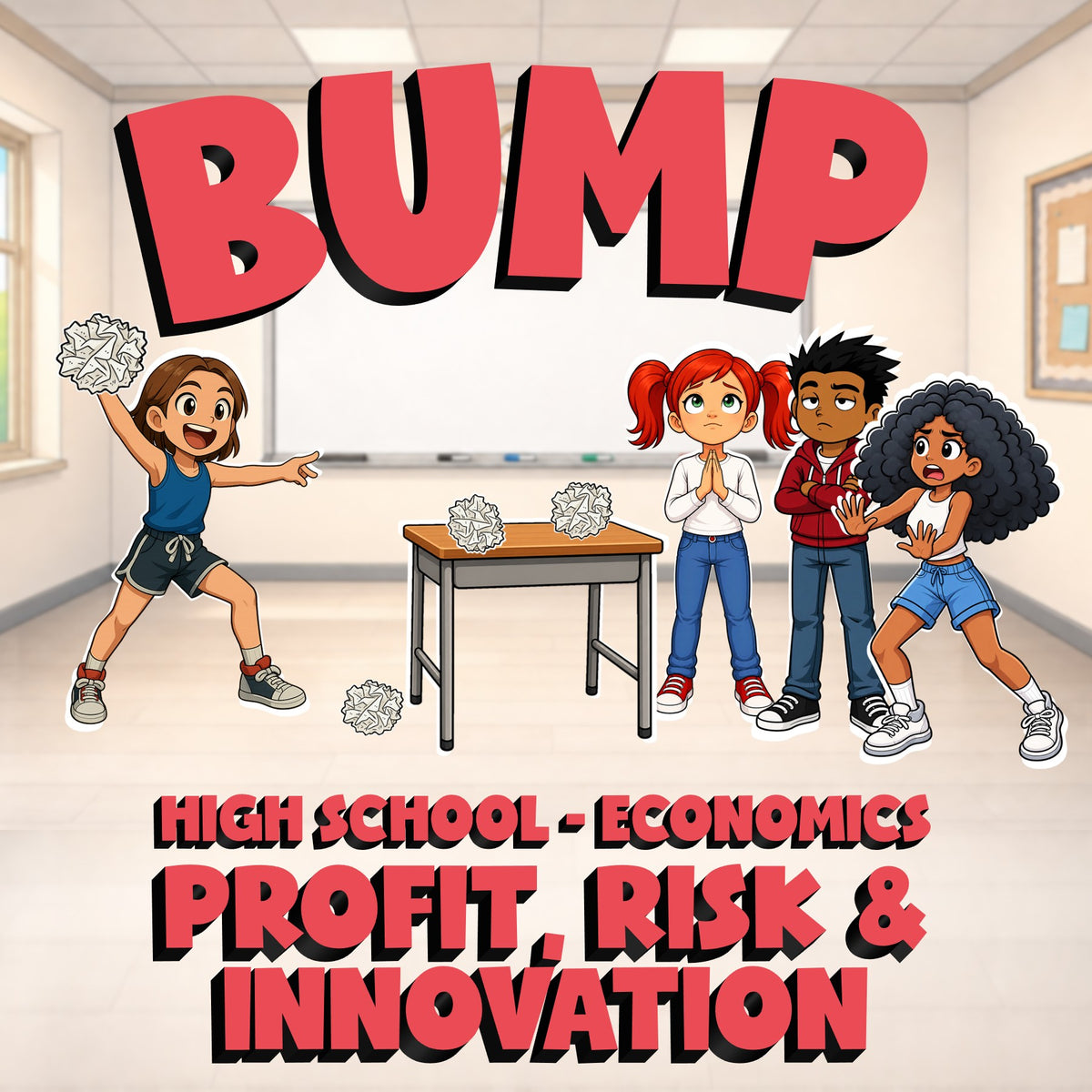 Profit, Risk & Innovation BUMP Economics Game - No Prep Review Activity