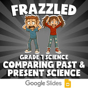 Comparing Past & Present Science FRAZZLED Science Game - No Prep Grade 7 Review