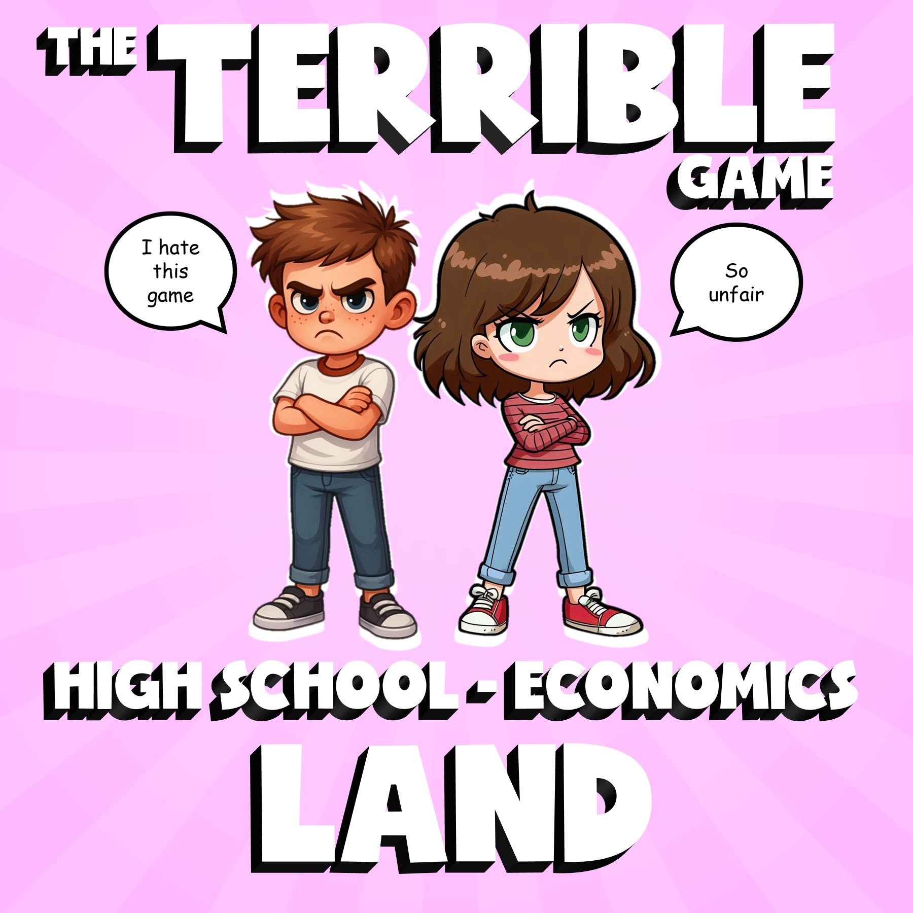 Land THE TERRIBLE GAME - No Prep Economics Review Activity