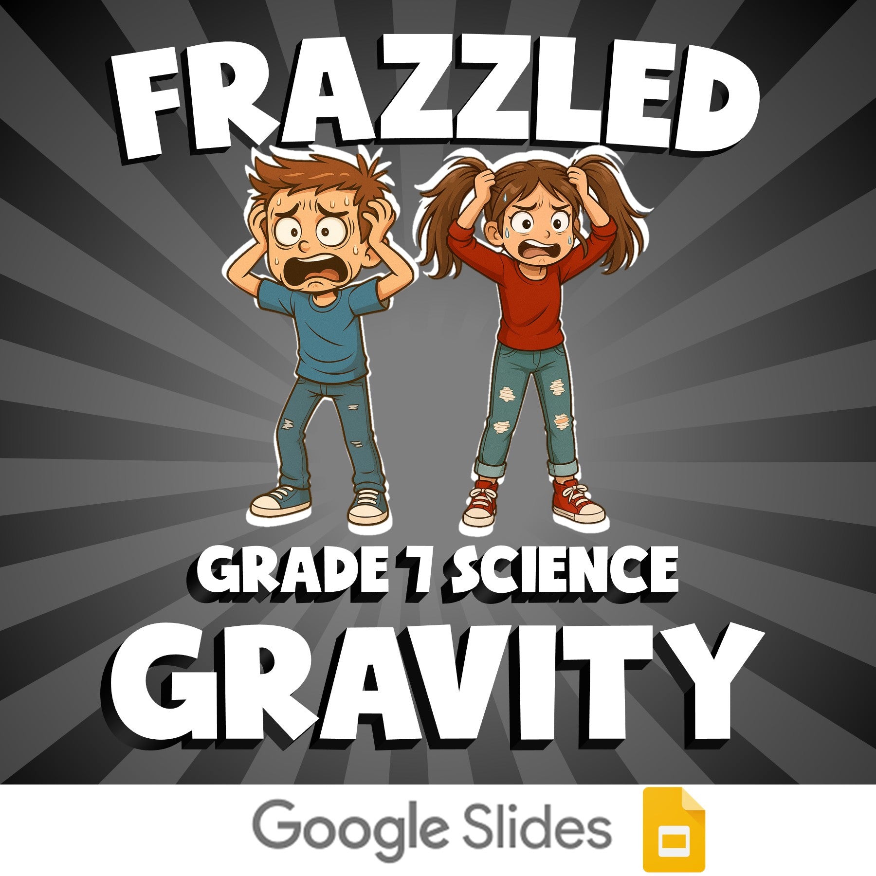 Gravity FRAZZLED Science Game - No Prep Grade 7 Review Activity