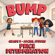 Price Determination BUMP Socials Game - No Prep Grade 5 Review Activity