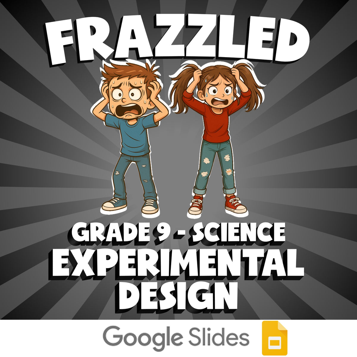 Experimental Design FRAZZLED Science Game - No Prep Grade 9 Review Activity