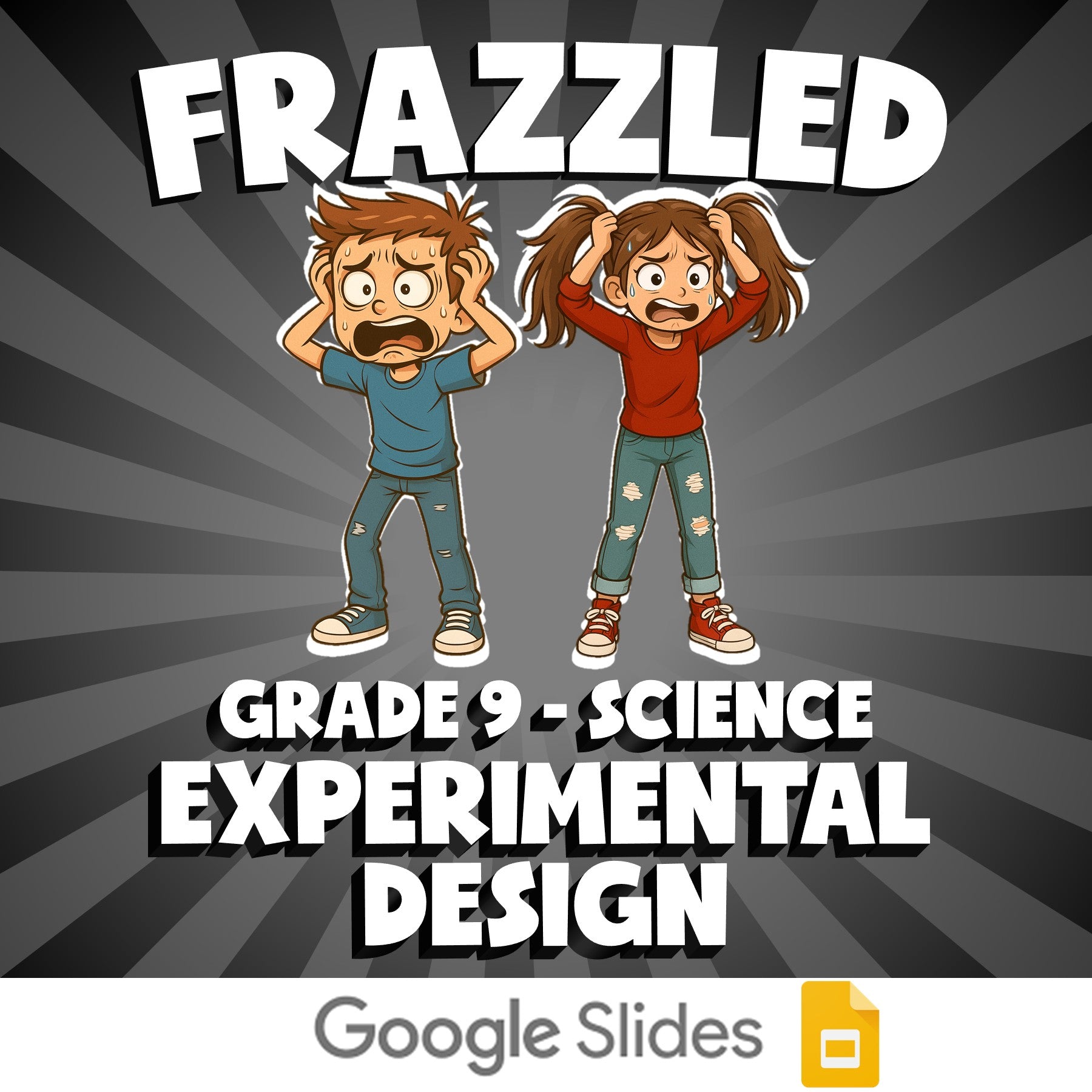 Experimental Design FRAZZLED Science Game - No Prep Grade 9 Review Activity
