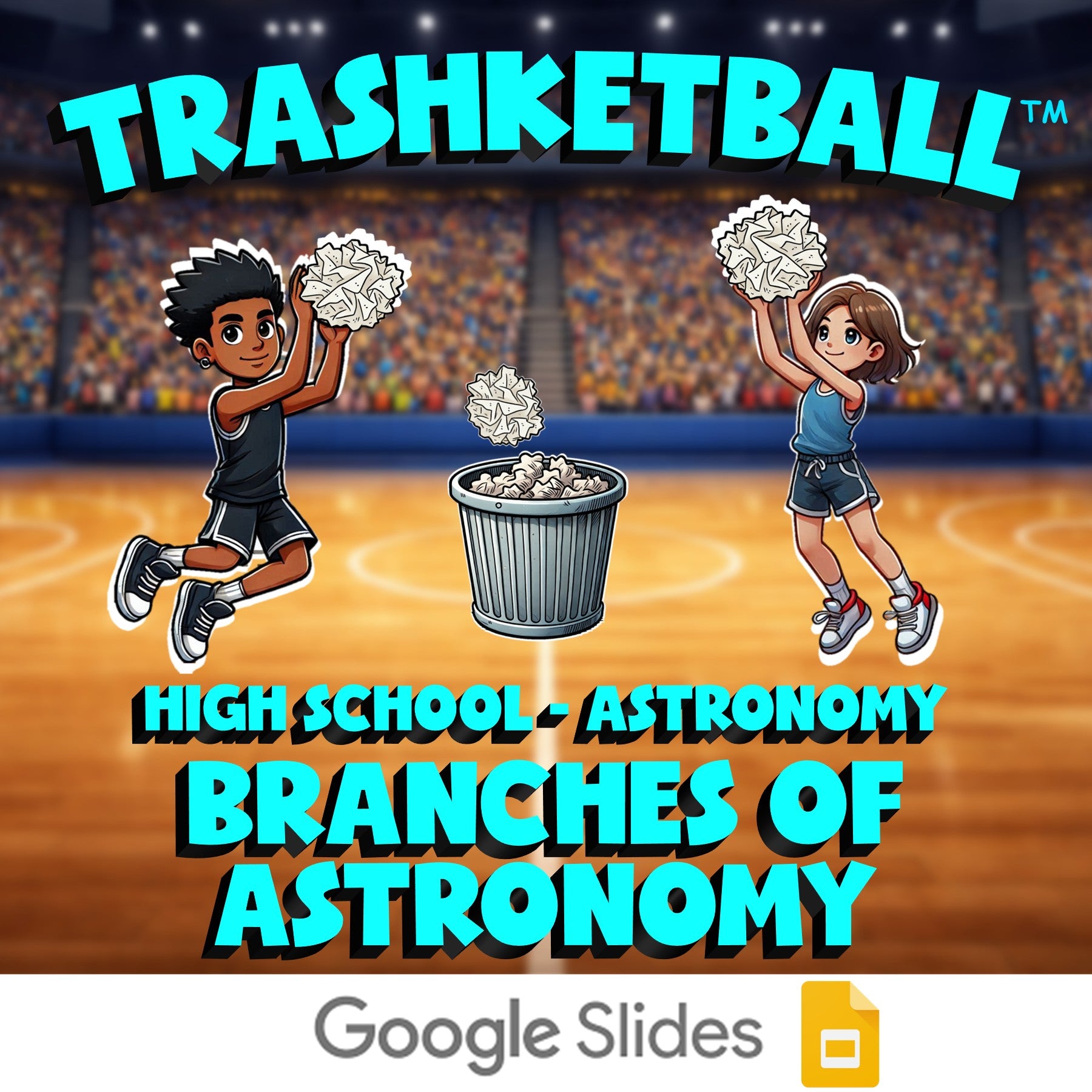 Branches of Astronomy TRASHKETBALL Science Game - No Prep Astronomy Review