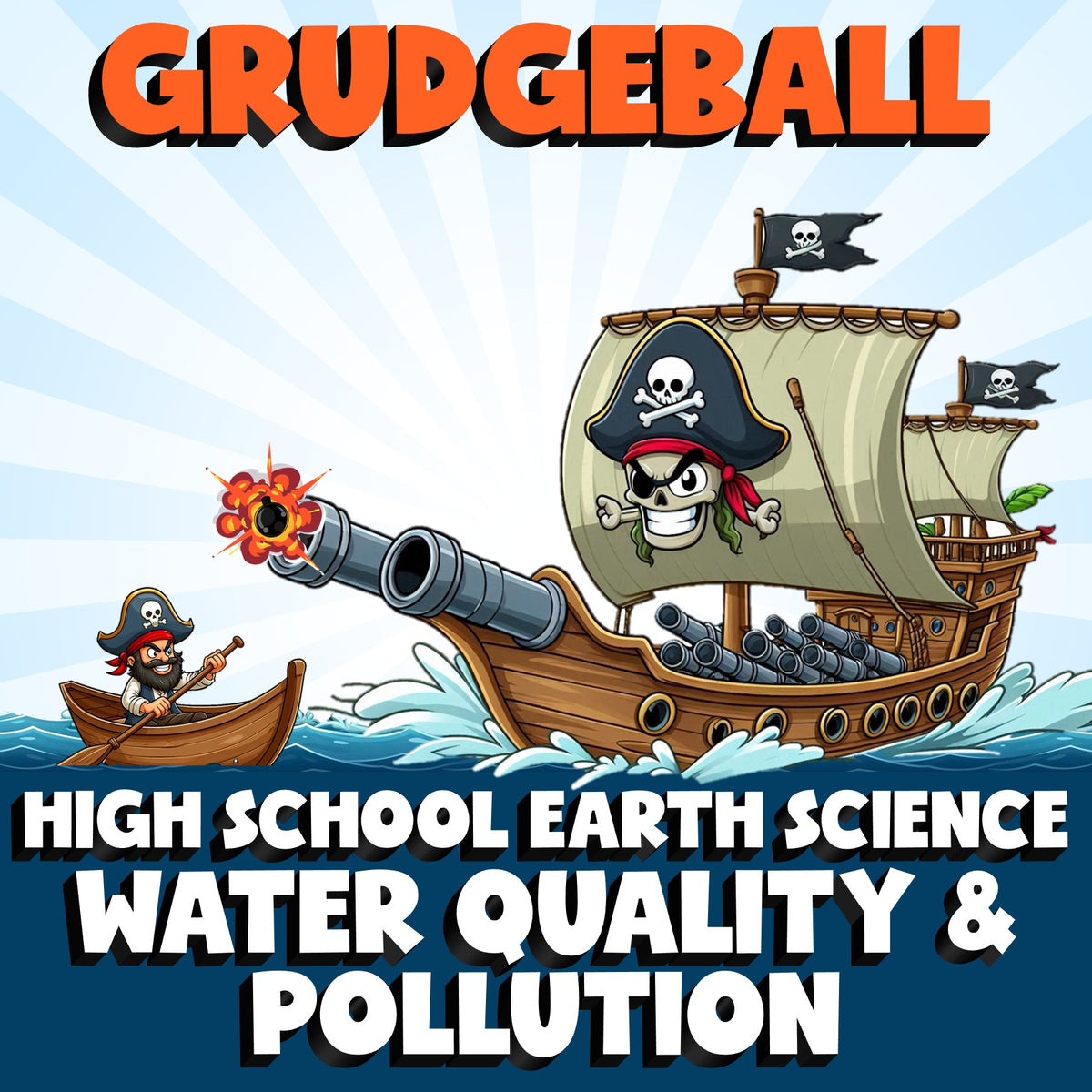 Water Quality & Pollution GRUDGEBALL Game - No Prep Earth Science Review