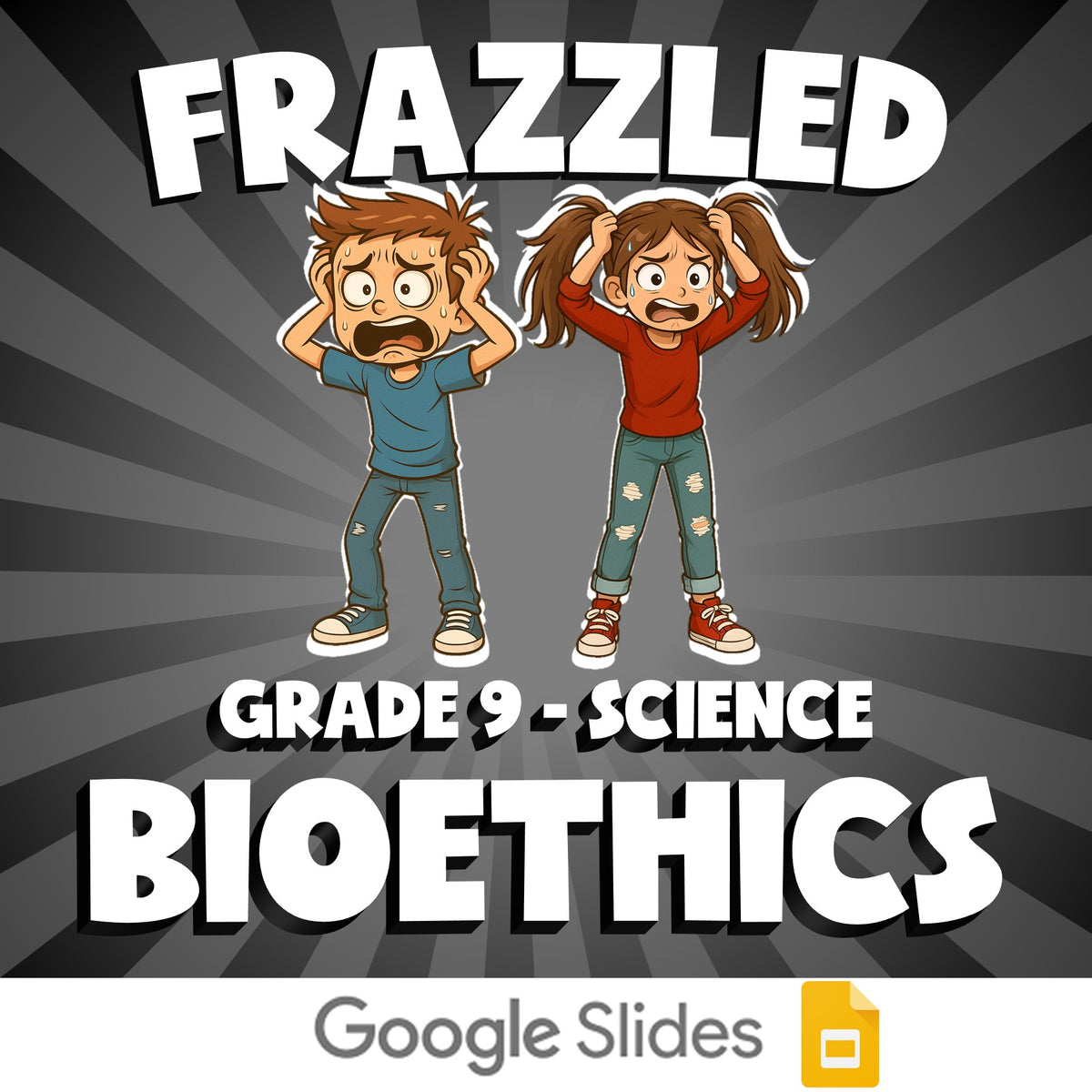 Bioethics FRAZZLED Science Game - No Prep Grade 9 Review Activity