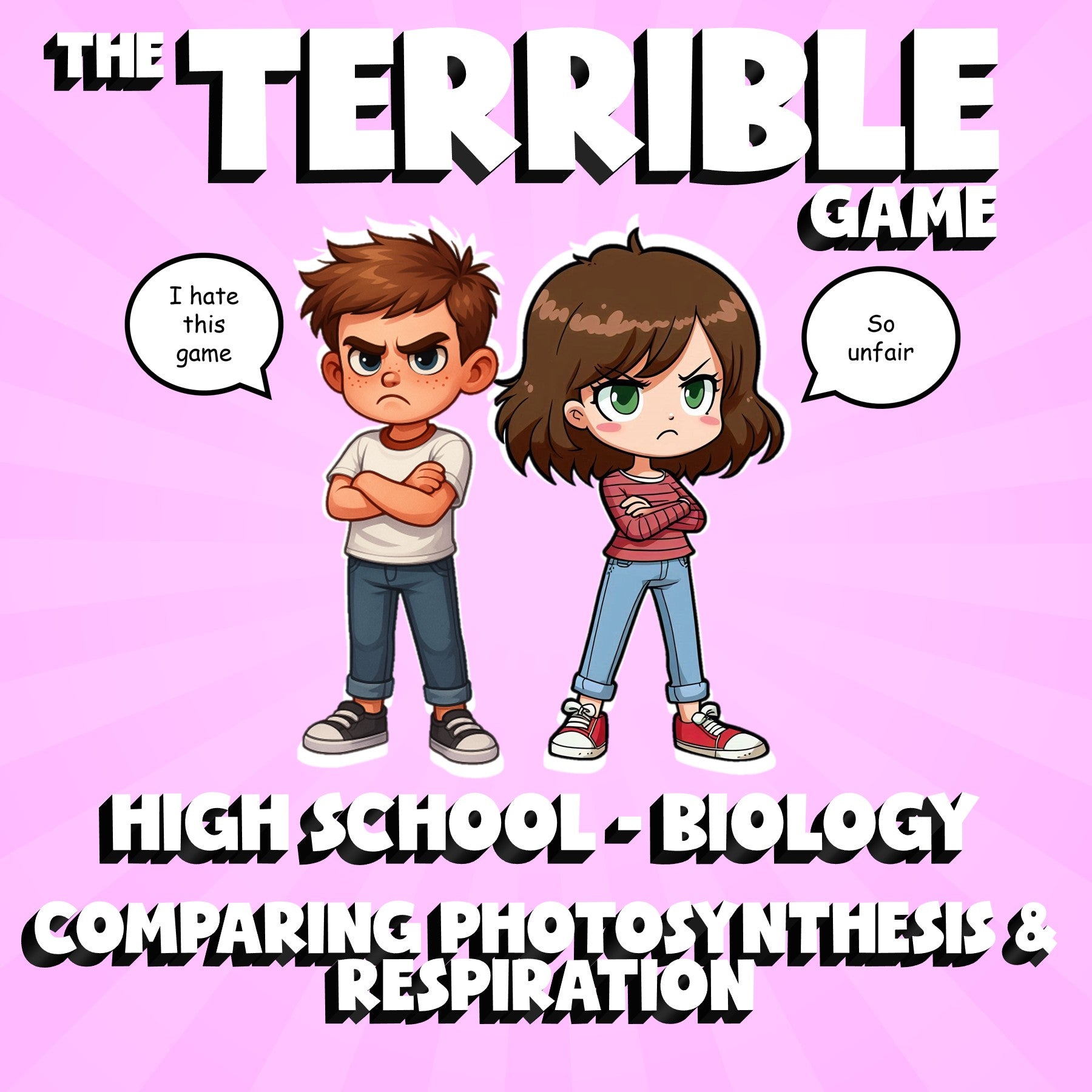 Comparing Photosynthesis & Respiration THE TERRIBLE GAME - Biology Science