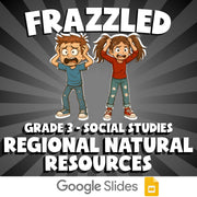 Regional Natural Resources FRAZZLED Socials Game - No Prep Grade 3 Review