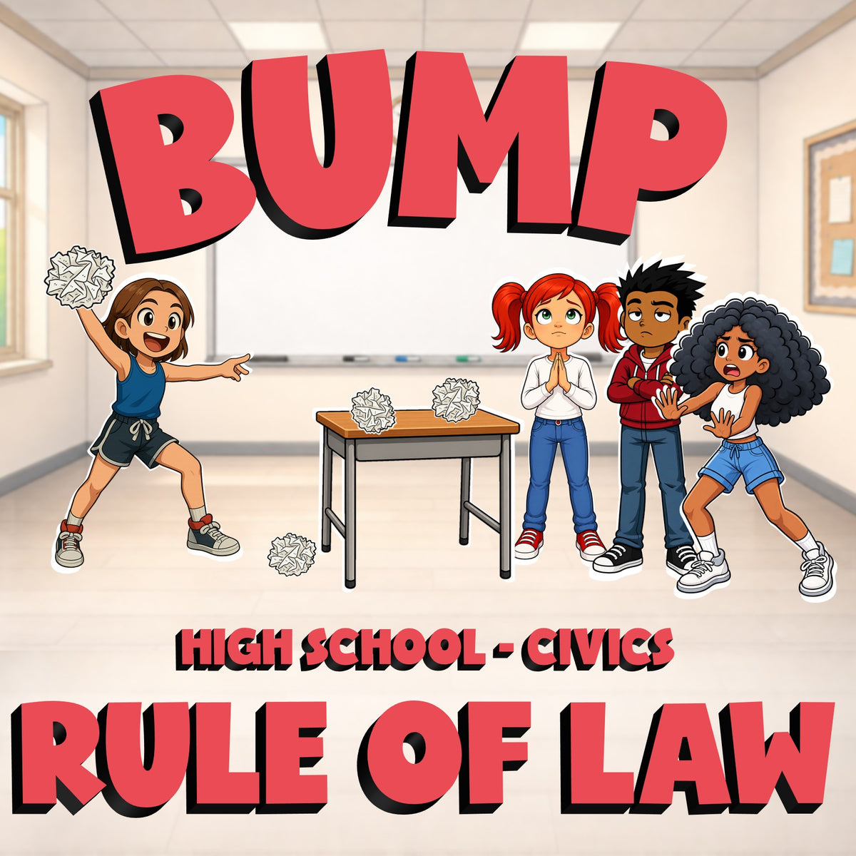 Rule of Law BUMP Civics Game - No Prep Review Activity