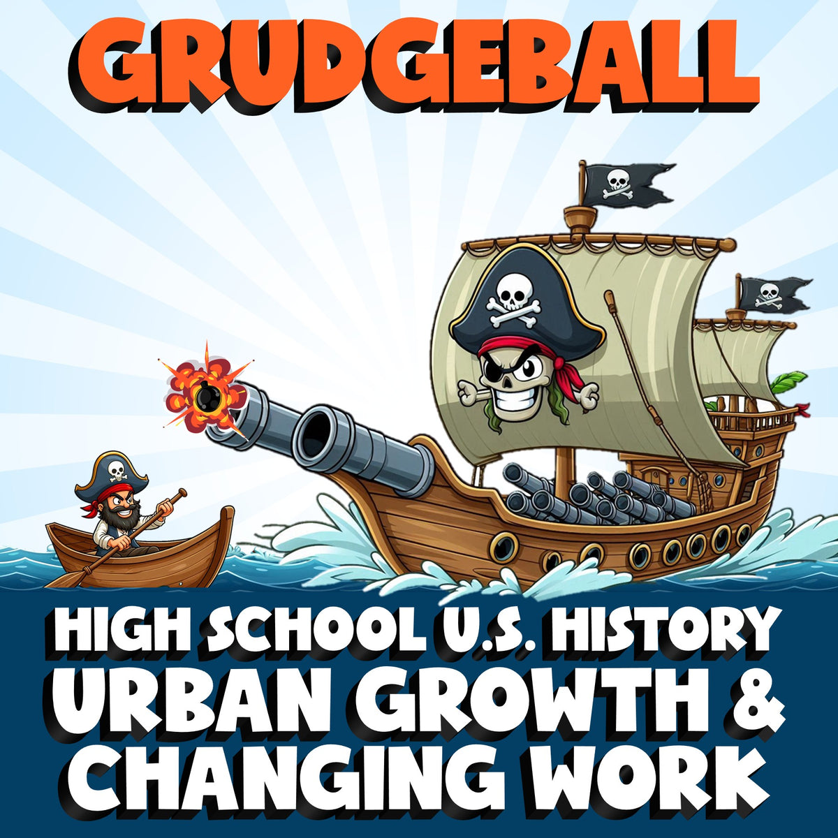 Urban Growth & Changing Work GRUDGEBALL U.S. History Game - No Prep Review