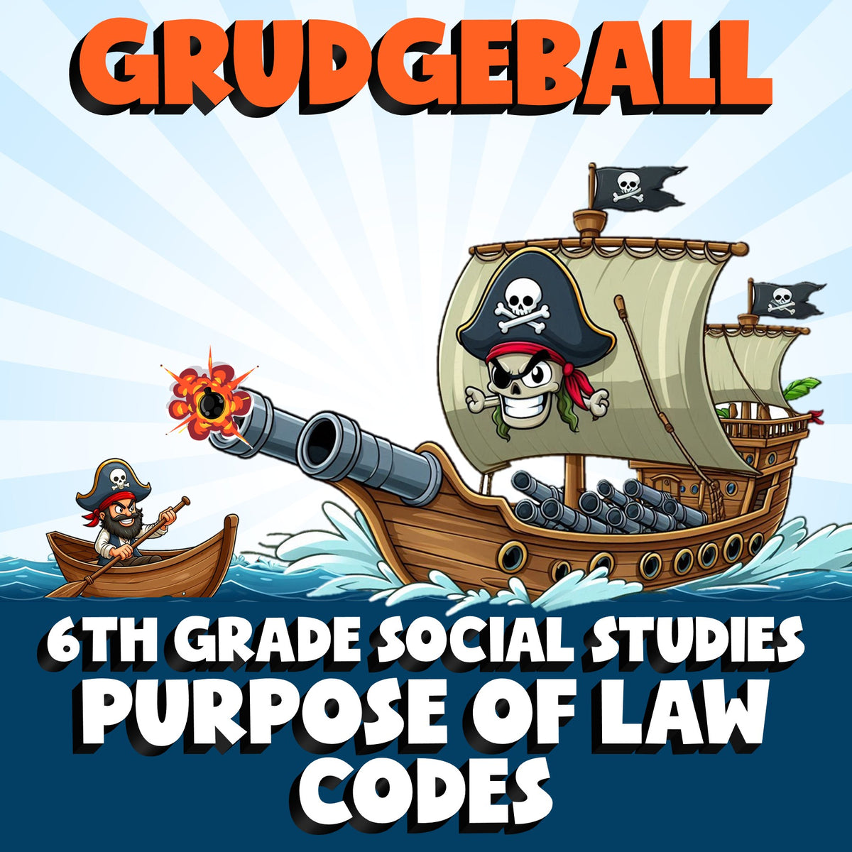 Purpose of Law Codes GRUDGEBALL Socials Game - No Prep Grade 6 Review Activity