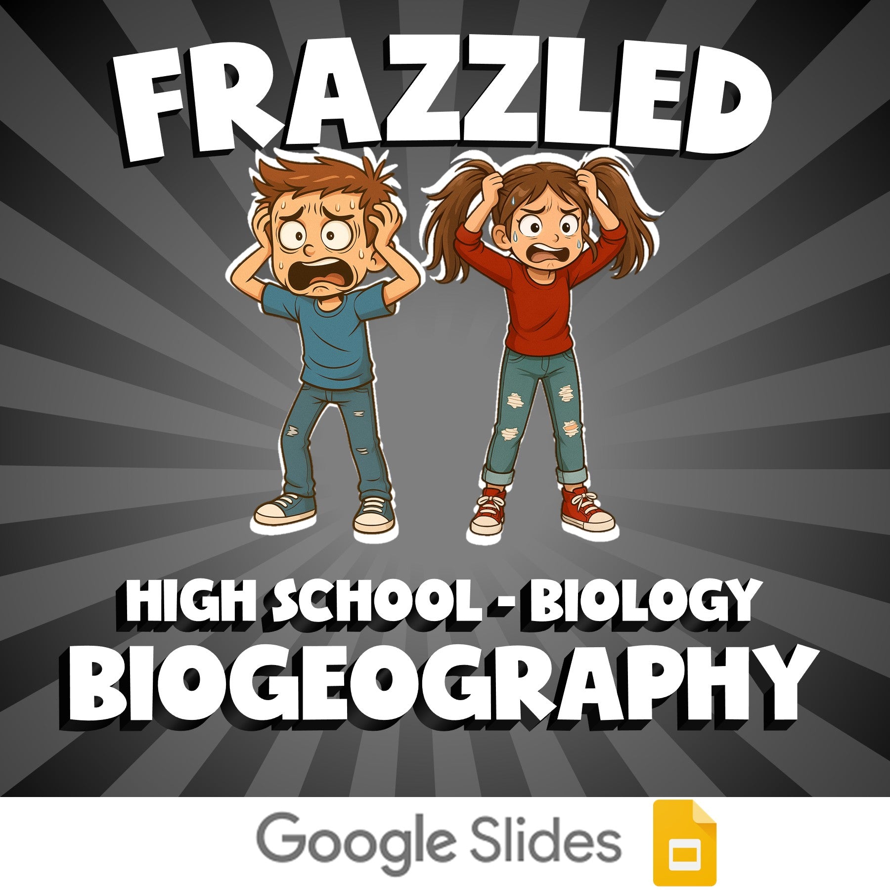 Biogeography FRAZZLED Science Game - No Prep Biology Review Activity