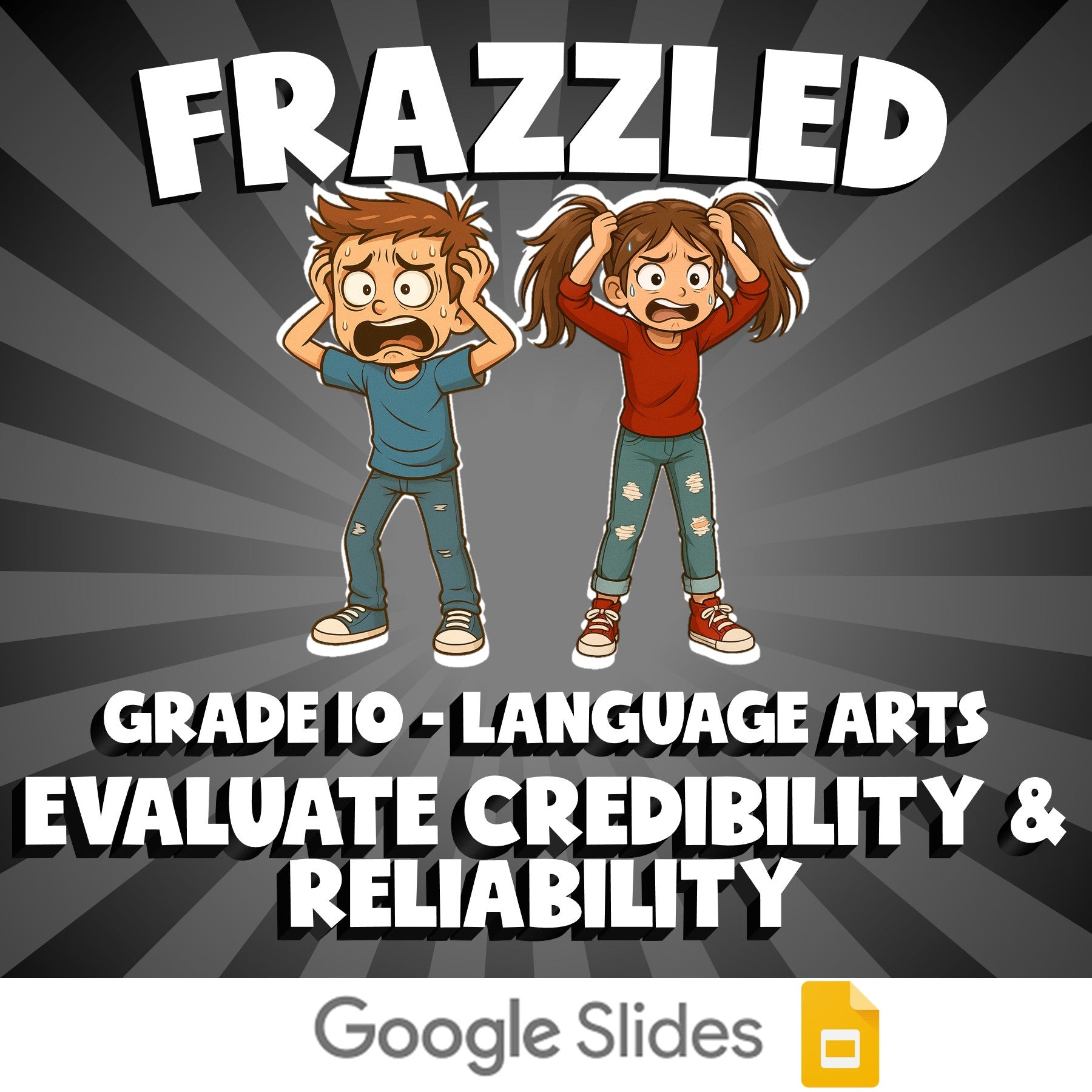 Evaluate Credibility & Reliability FRAZZLED ELA Game - No Prep Grade 10 Review
