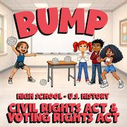 Civil Rights Act & Voting Rights Act BUMP U.S. History Game - No Prep Review